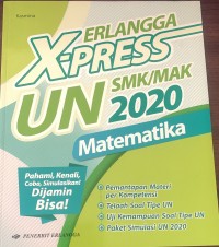 Image of Erlangga Express UN 2020 Untuk SMK/MAK Matematika
