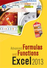Image of Advanced Formulas and Functions Exel 2013